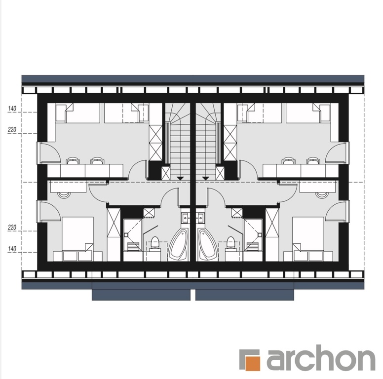 Nowoczesny bliźniak w Żarowie. (3)