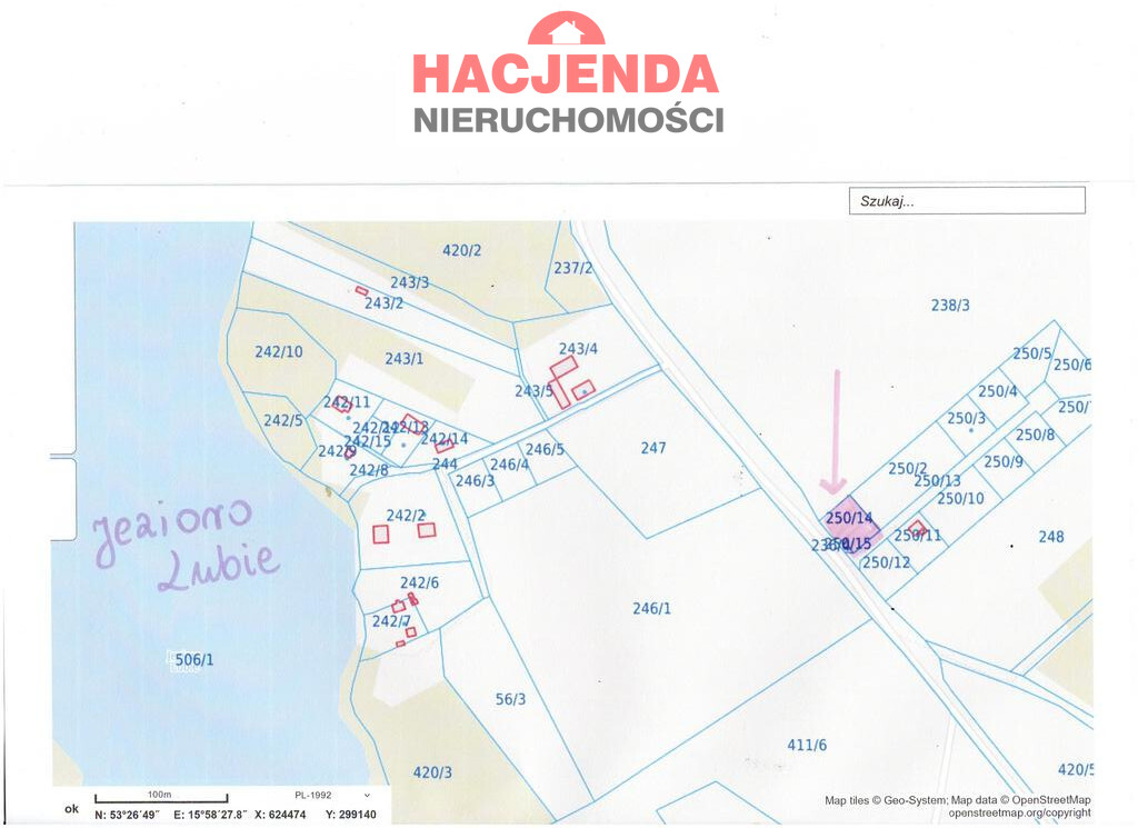 Rekreacyjna, 1,112 m2, Lubieszewo  (1)