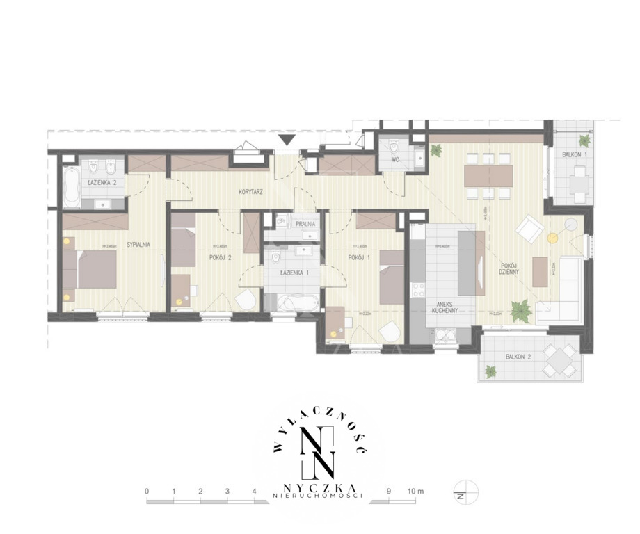 Ekskluzywny apartament taras i balkon Warszewo! (2)