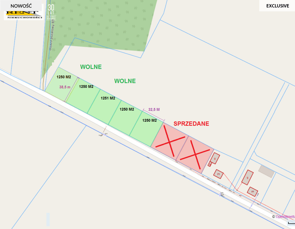 Działka budowlana w Dębicy k.Maszewa (8)