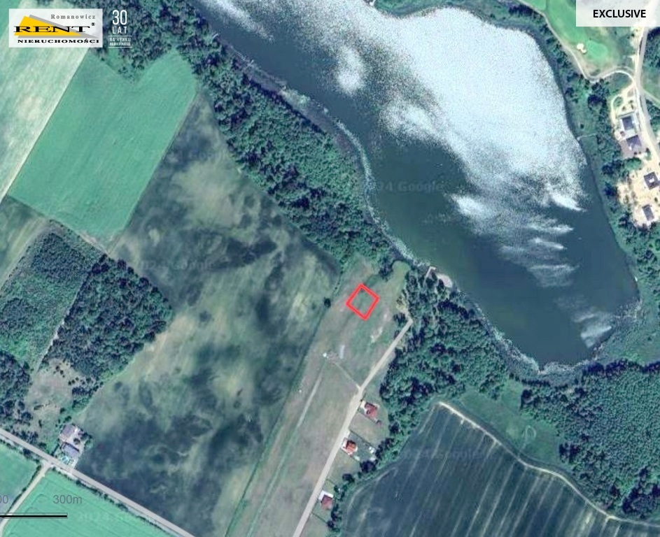 Działka z widokiem na jezioro, 100m do plaży (2)