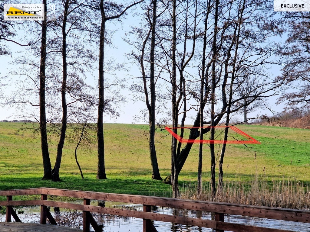 Działka z widokiem na jezioro, 100m do plaży (3)