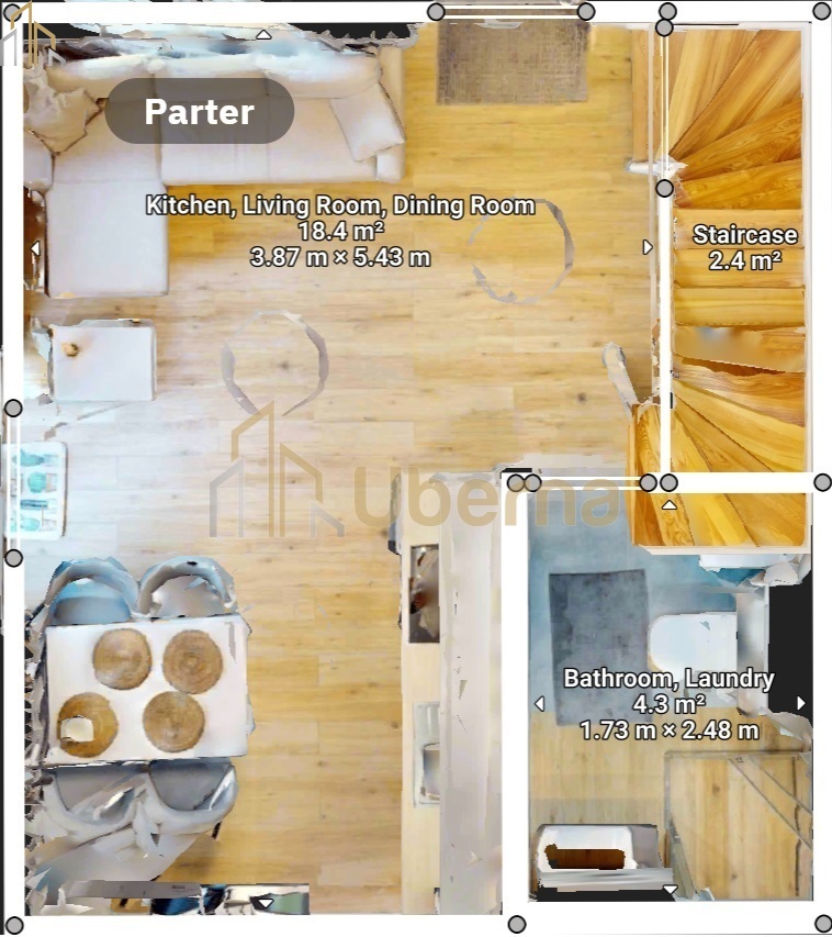 Dwupoziomowy apartament z ogródkiem nad Bałtykiem! (18)