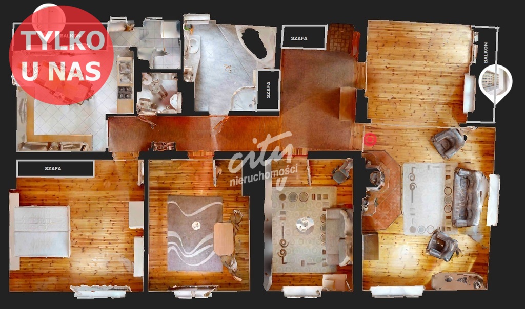 155M2 W CENTRUM 1 PIĘTRO, DWA BALKONY (2)