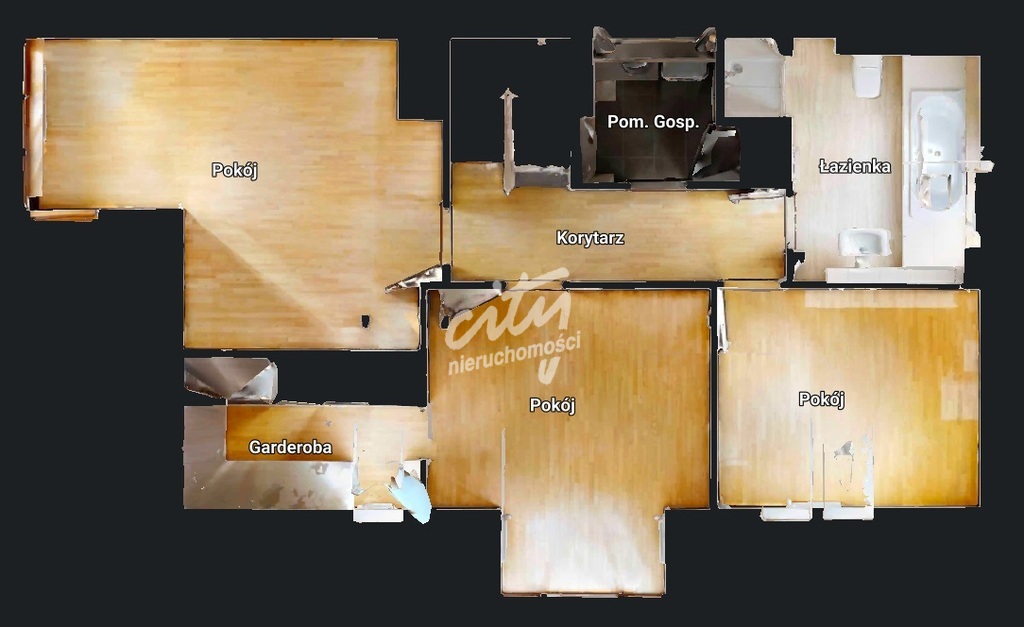 [3D] Apartament w bud. 4-lok., ogród,garaż,piwnica (2)