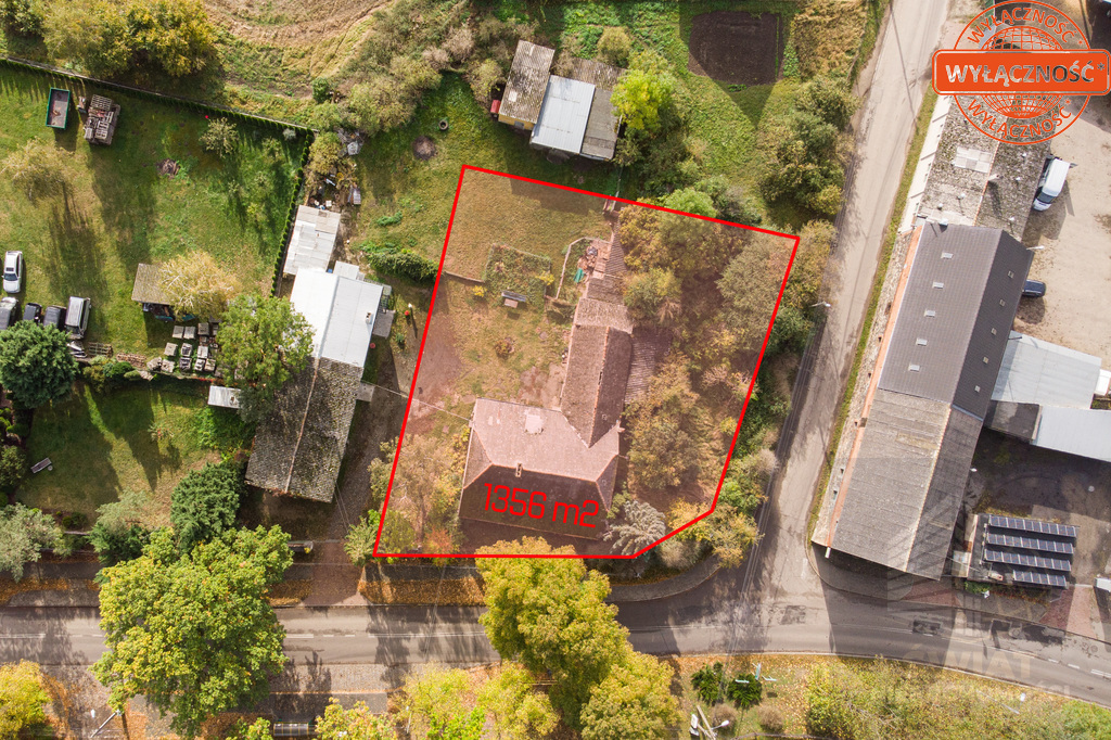 Warzymice działka 1356 m2, dom 178 m2, bud. gosp. (2)