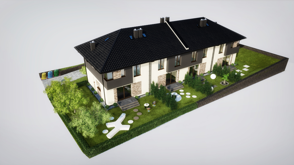 Szeregowy, 121 m2, Redlica  (1)