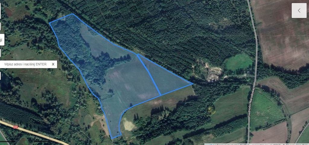 Działka 34.4977ha,m.Bobolice,las,oczko wodne,dr . (10)