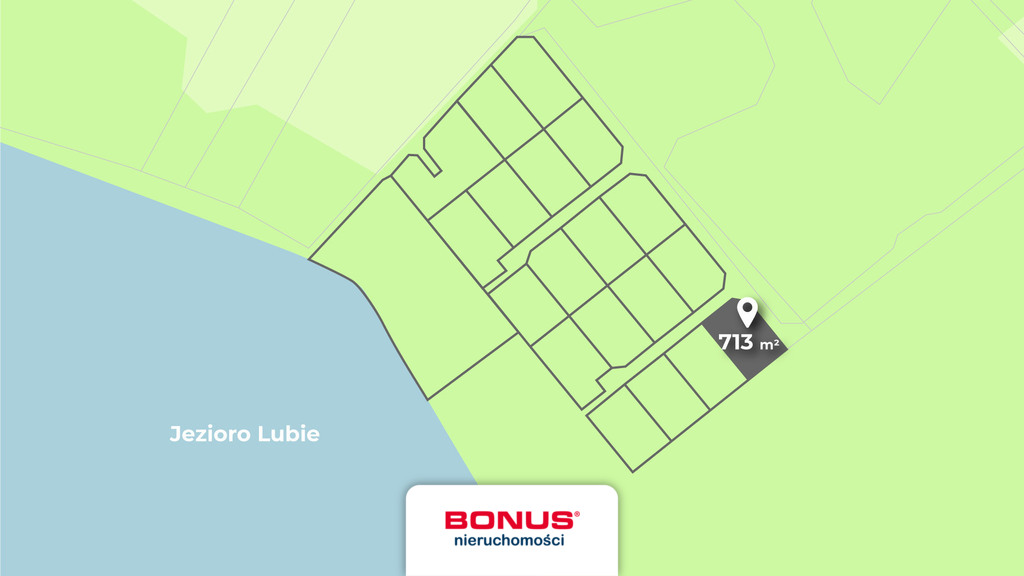Najpiękniejsze działki nad jeziorem Lubie:) (3)