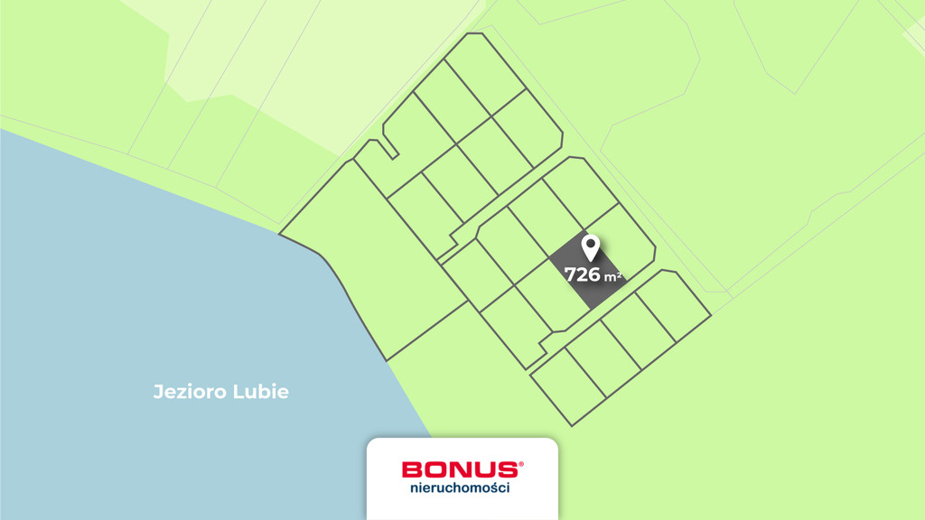 Najpiękniejsze działki nad jeziorem Lubie:) (3)