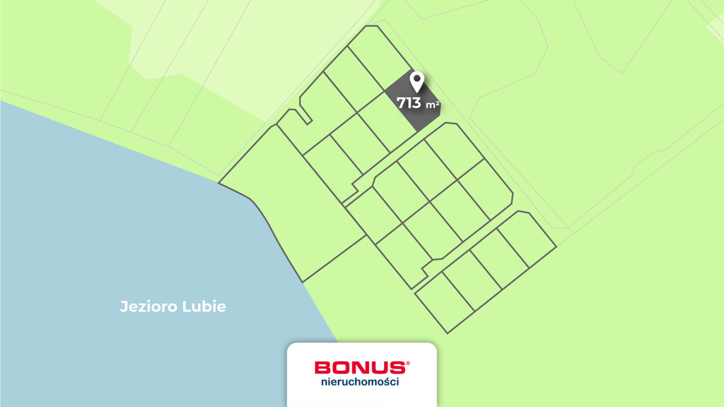 Najpiękniejsze działki nad jeziorem Lubie:) (3)