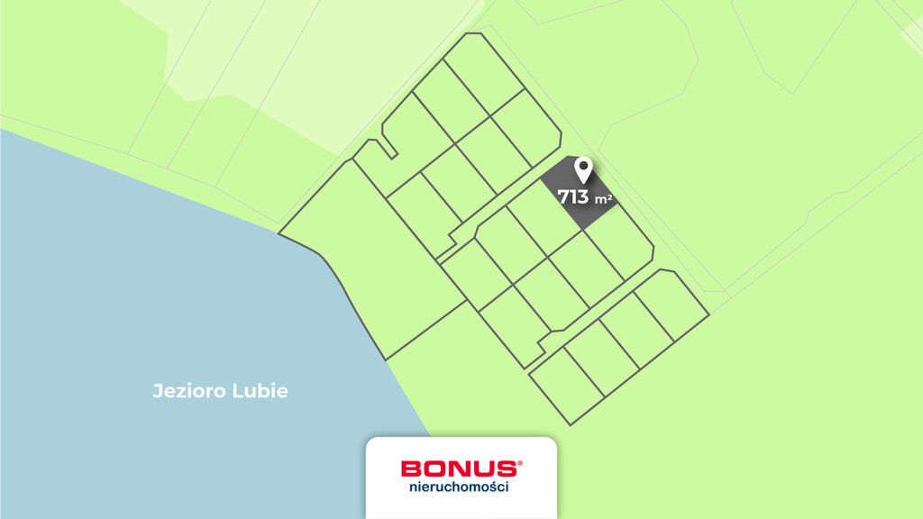 Najpiękniejsze działki nad jeziorem Lubie:) (3)