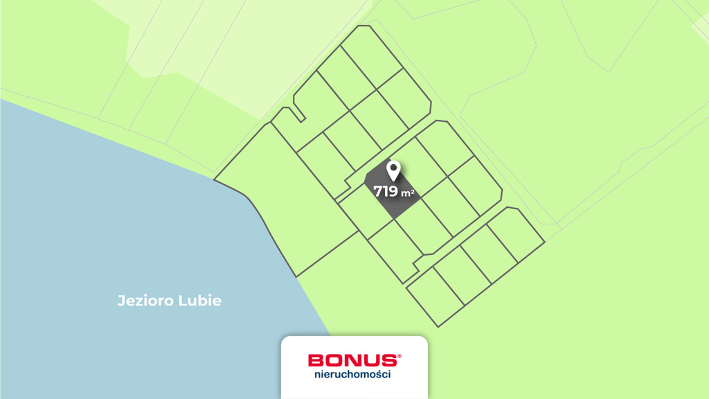 Najpiękniejsze działki nad jeziorem Lubie:) (3)