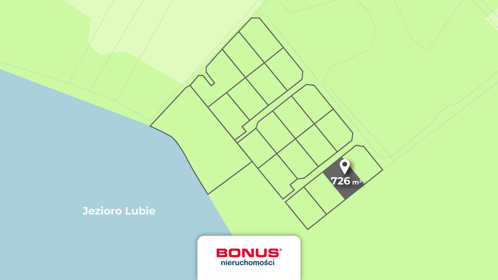 Najpiękniejsze działki nad jeziorem Lubie:) (3)