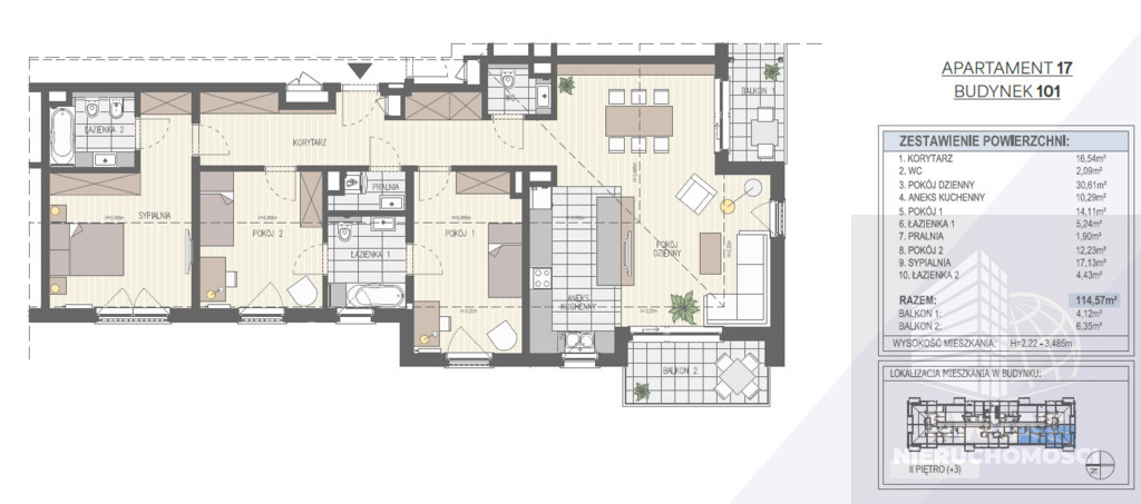 Apartament Warszewo 4 pokoje z balkonem (1)