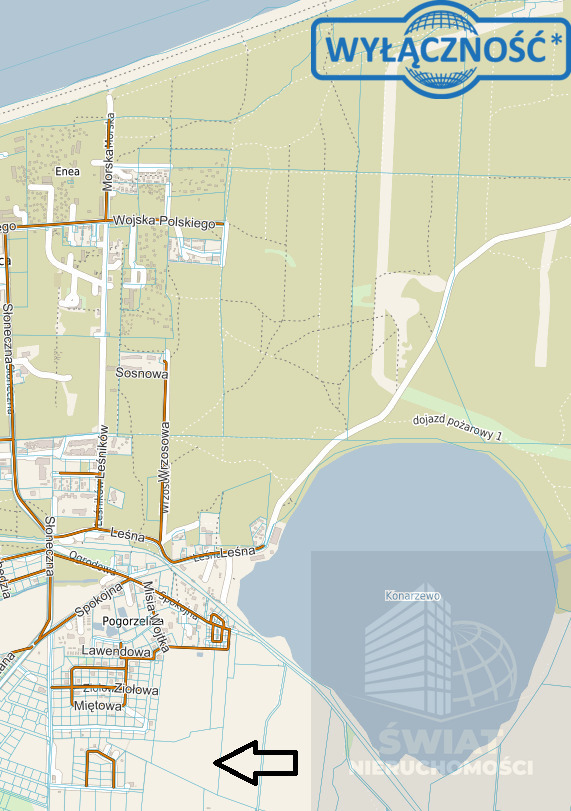 Nad Morzem duża działka POGORZELICA (3)