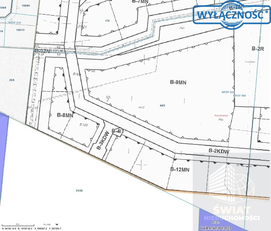 Nad Morzem duża działka POGORZELICA (2)