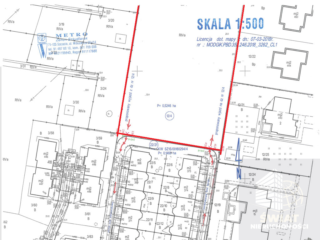 Oferujemy na sprzedaż działkę o powierzchni 5246 m (2)
