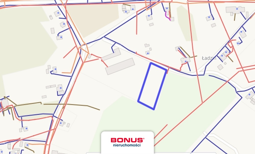 Działka z decyzją o warunkach zabudowy - Ładzin (4)