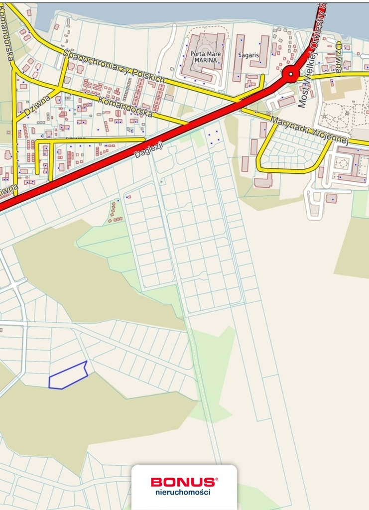 Działka z mpzp w Dziwnowie 600m od morza 298zł/m2 (1)