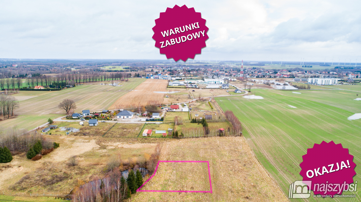 KOŁOBRZEG -GOŚCINO działka budowlana  0,1335 ha  
 (1)