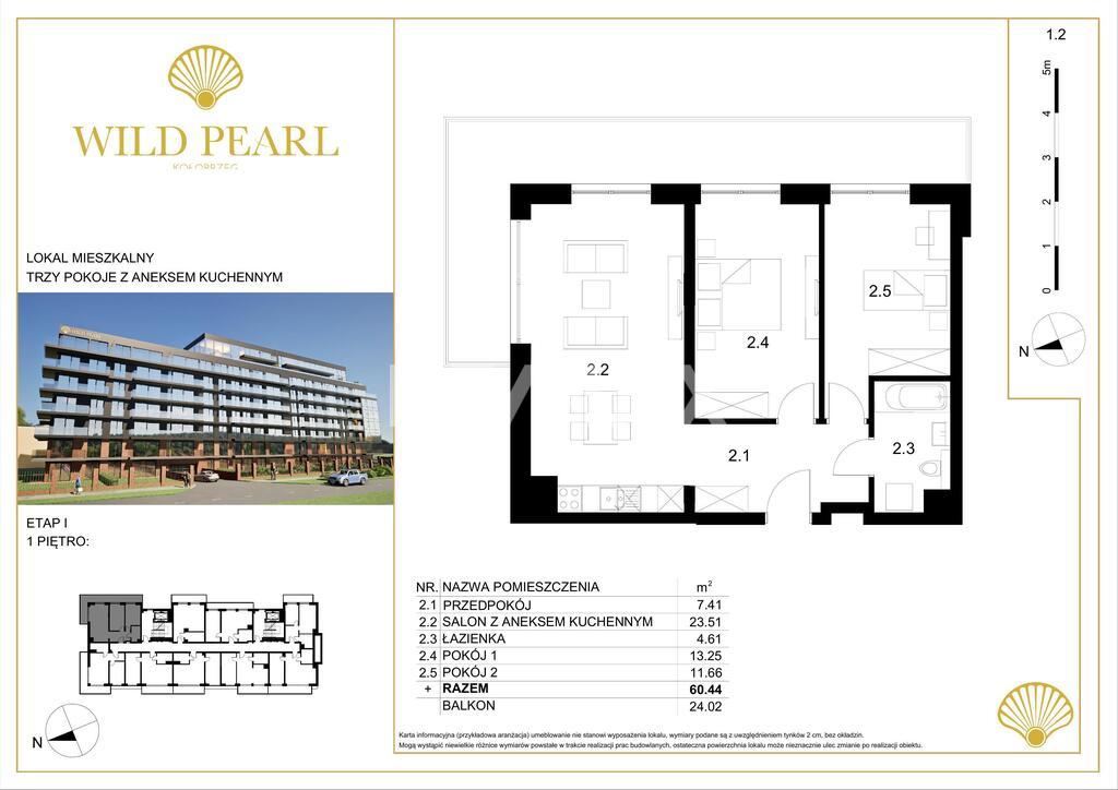 Wild Pearl- mieszkanie z dużym narożnym balkonem (2)