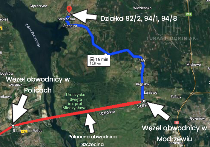 Nieruchomość inwestycyjna przy obwodnicy Szczecina (2)