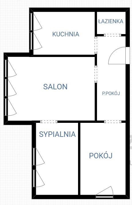 3 POKOJE/PARTER/OGRÓDEK/GARAŻ (13)