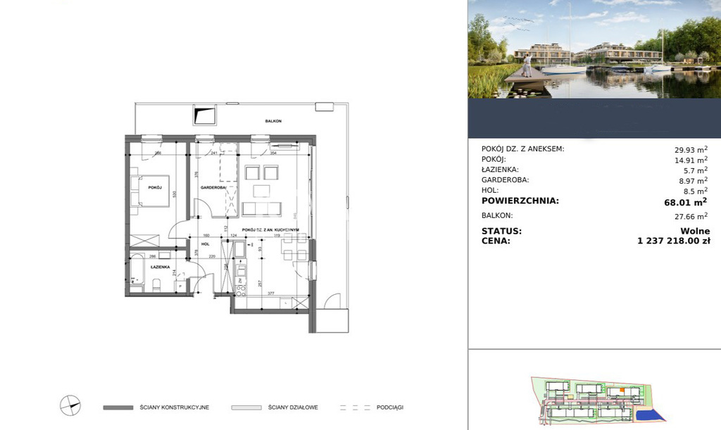 3 pokojowy apartament PREMIUM przy marinie (2)