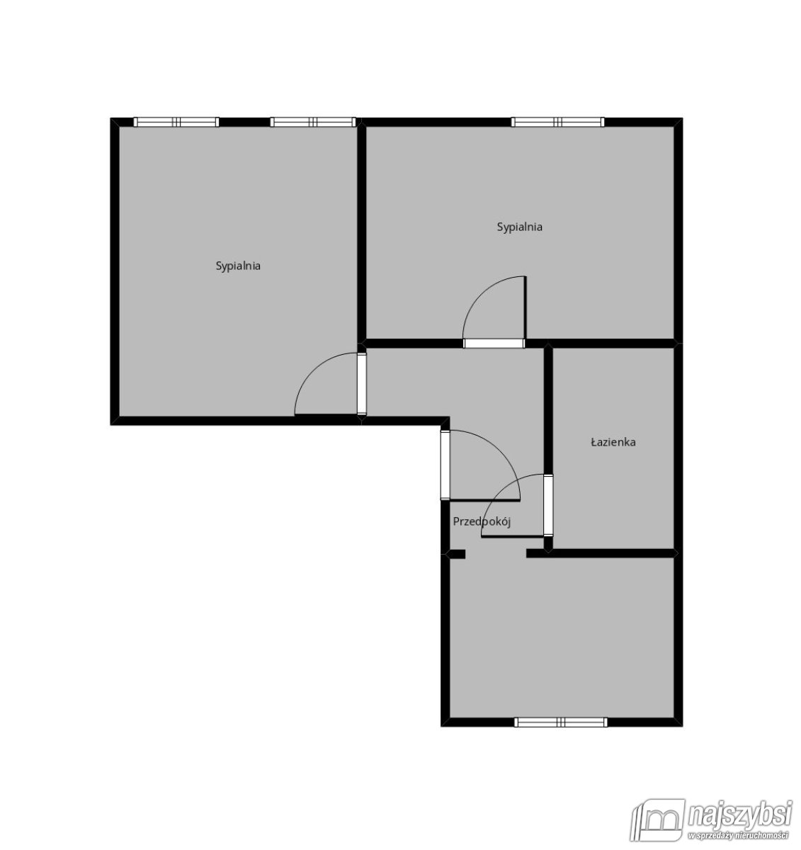 Świnoujście - 2-pok. w centrum | 47,5 m2 | parter (20)