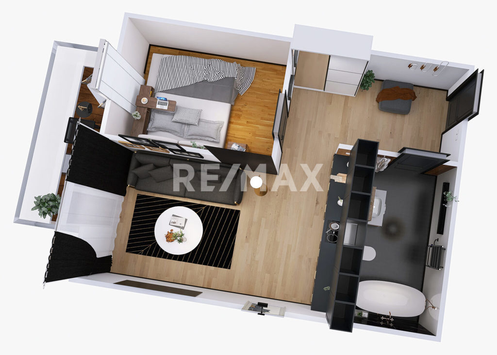 Słoneczne 2 pokojowe mieszkanie (3)