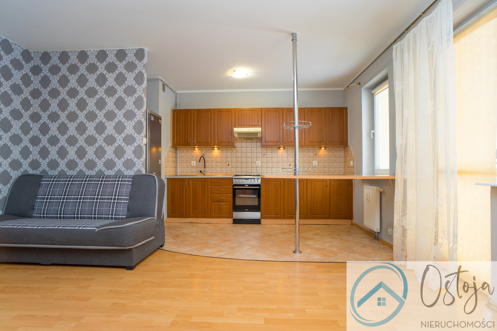 Duża kawalerka z balkonem, wysoki parter, garaż (4)