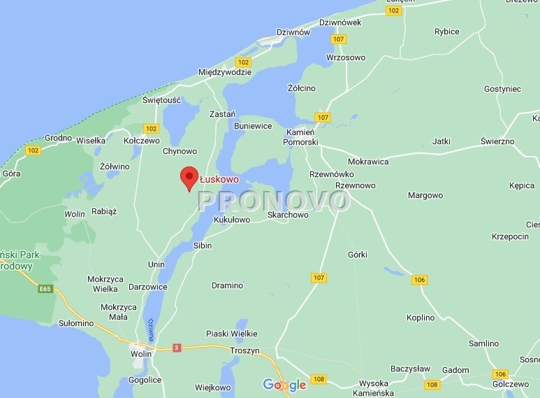 działka nad rzeką Dziwną (1)