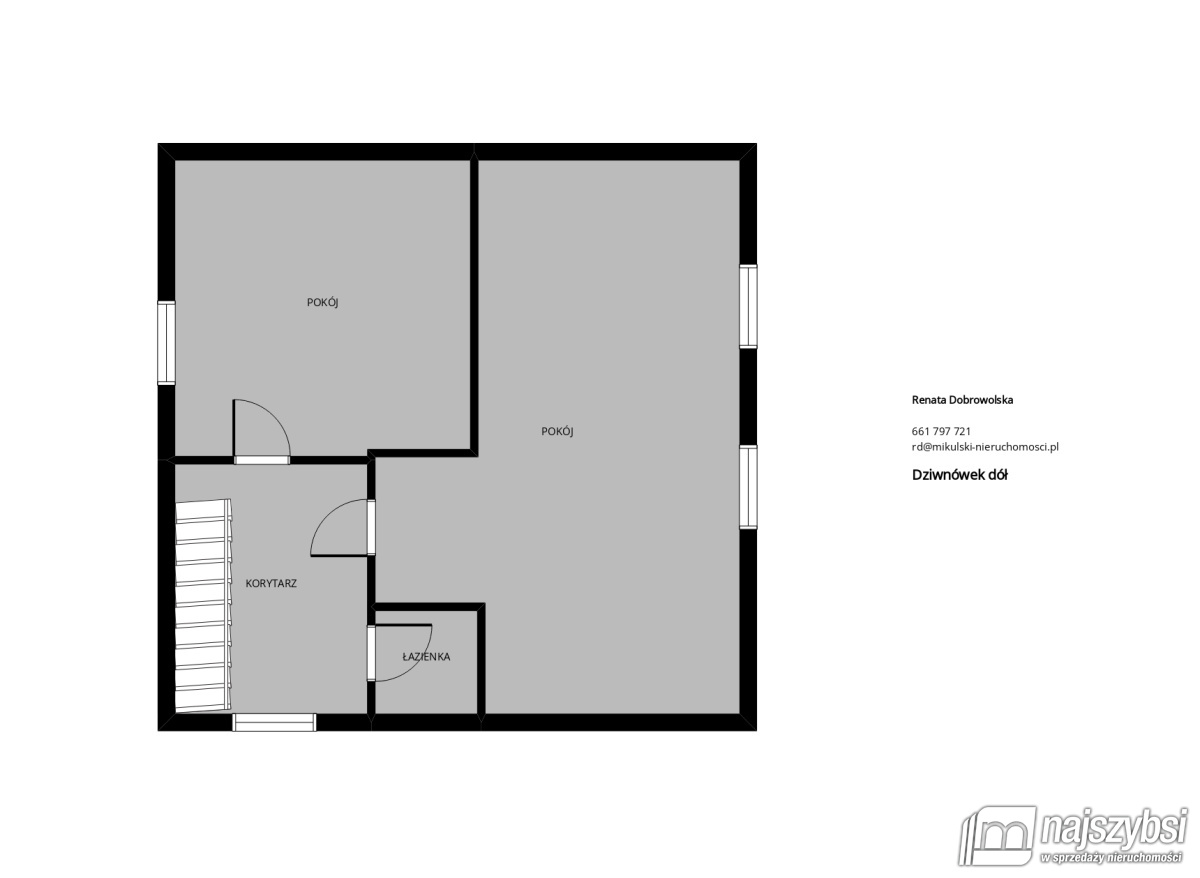 DZIWNÓWEK-DOM DWU APARTAMENTOWY  600 M DO MORZA (22)