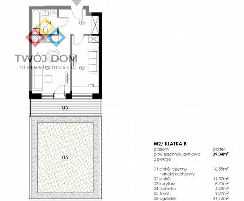 2 pokoje deweloperskie 39 m2, Koszalin, Wenedów (7)