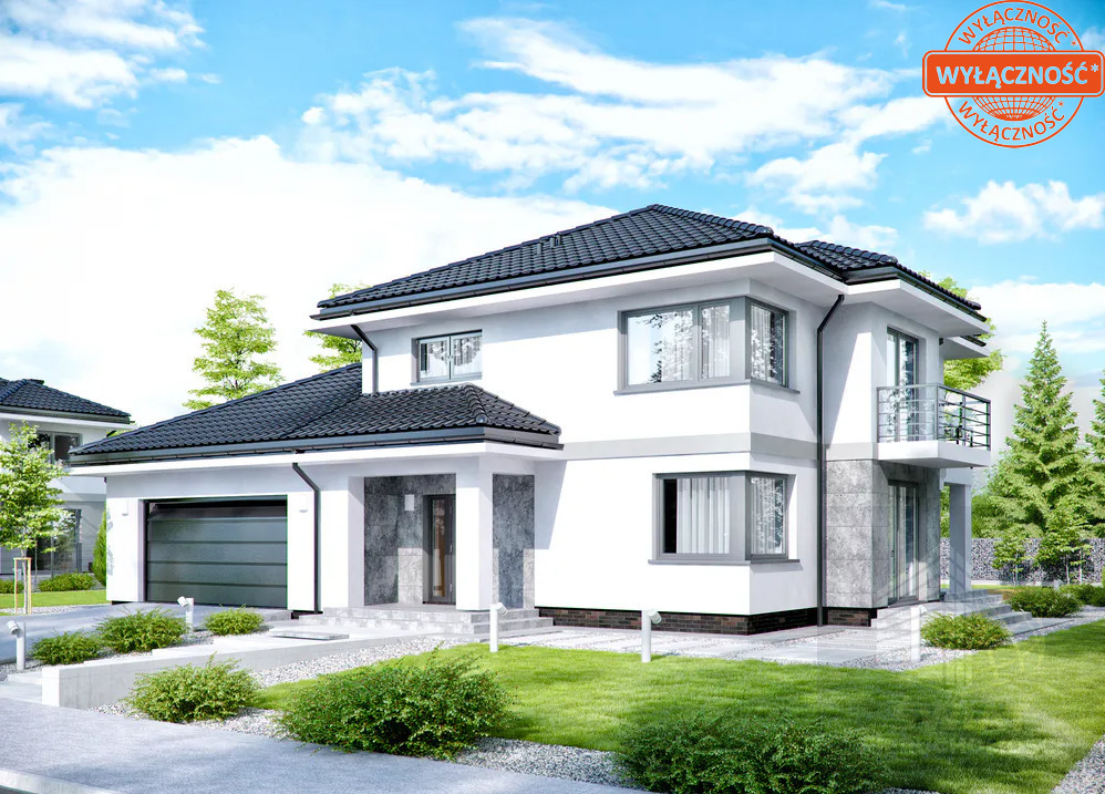 Nowoczesny dom z garażem na 2 auta z dużą działką (1)
