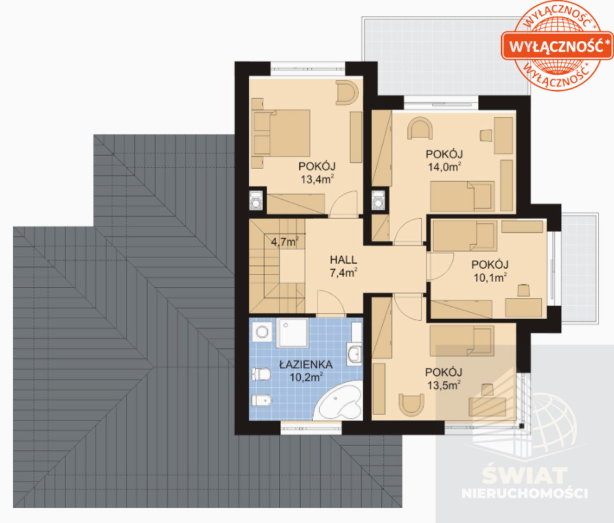 Nowoczesny dom z garażem na 2 auta z dużą działką (9)