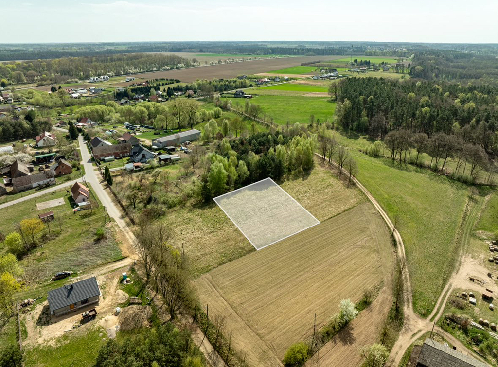 Działki budowlane przy ścianie lasu (2)
