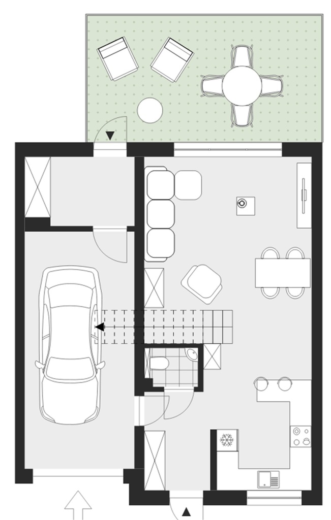 Szeregowiec/132m2/garaż/ogrzew.miejskie. ▶ S4_1A (3)