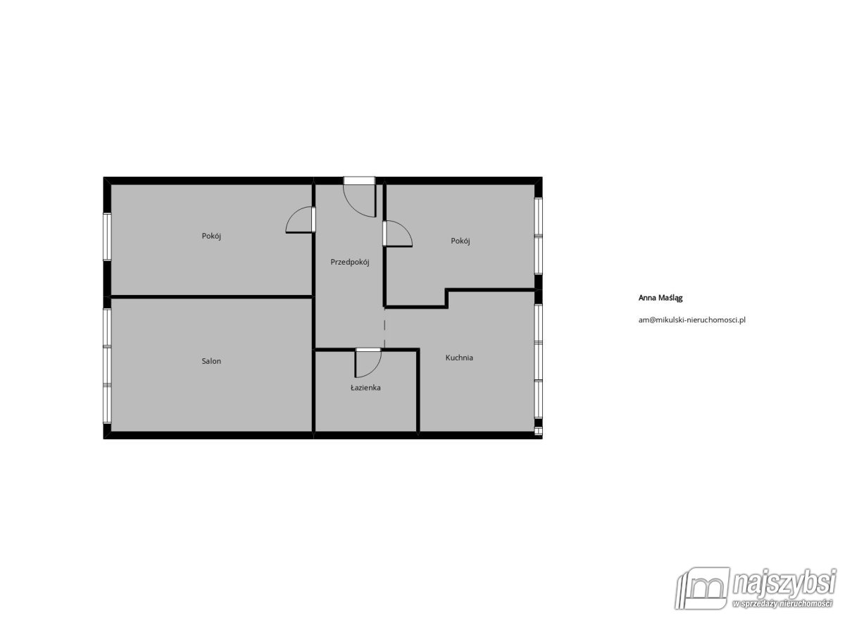 Drawsko - centrum, 3 pokojowe mieszkanie (14)