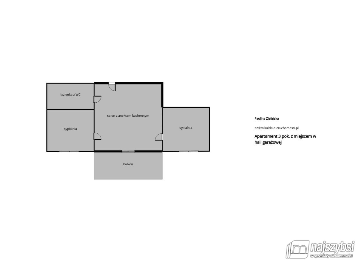 Kołobrzeg - Apartament 3pok z garażem Sianożęty (22)