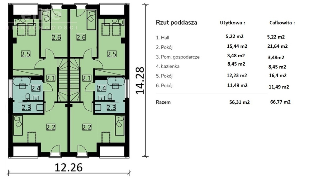 Dobra bliźniak z dużą działka i garażem (3)