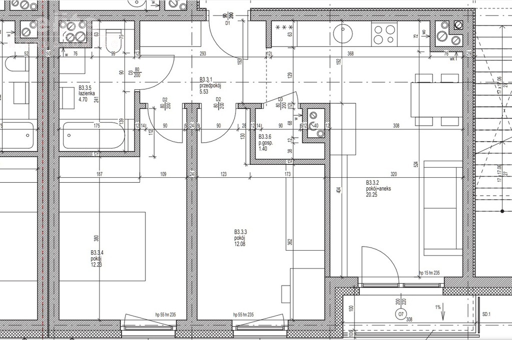 Mierzyn gotowe trzy pokojowe mieszkanie z balkonem (2)