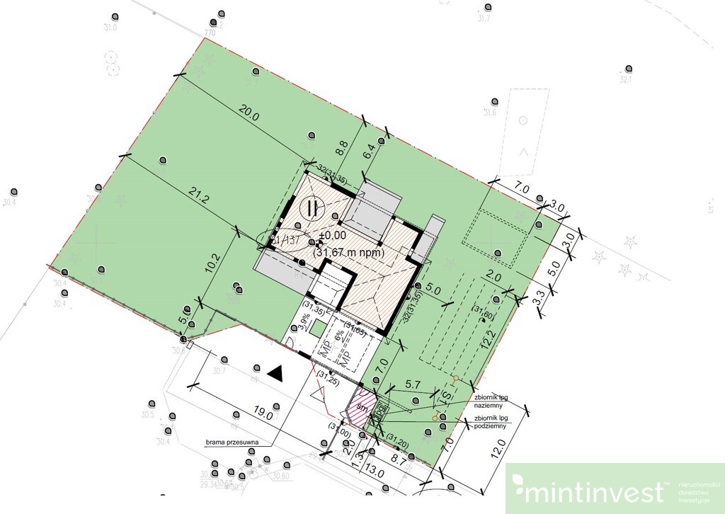 Uzbrojona działka z pozwoleniem na budowę !!! (6)