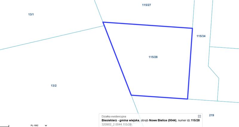 Działka budowlana - Nowe Bielice Nowe Bielice (3)