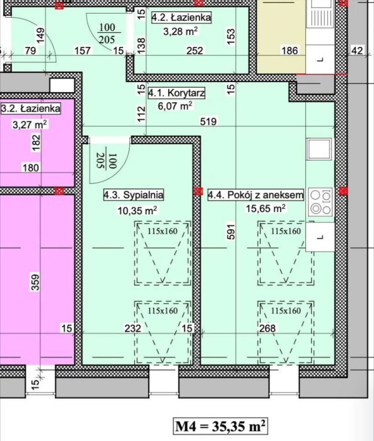 Nowe Mieszkanie 2 pokojowe w Centrum Szczecina (7)