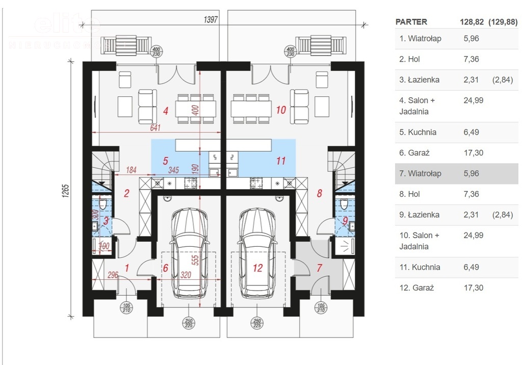 Siadło dolne gotowy bliźniak 5 pokoi i garaż (11)