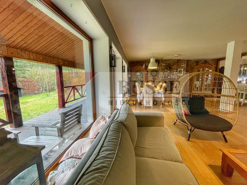 STYLOWY DOM! - Piękny!!! Duża działka! Przy lesie! (6)