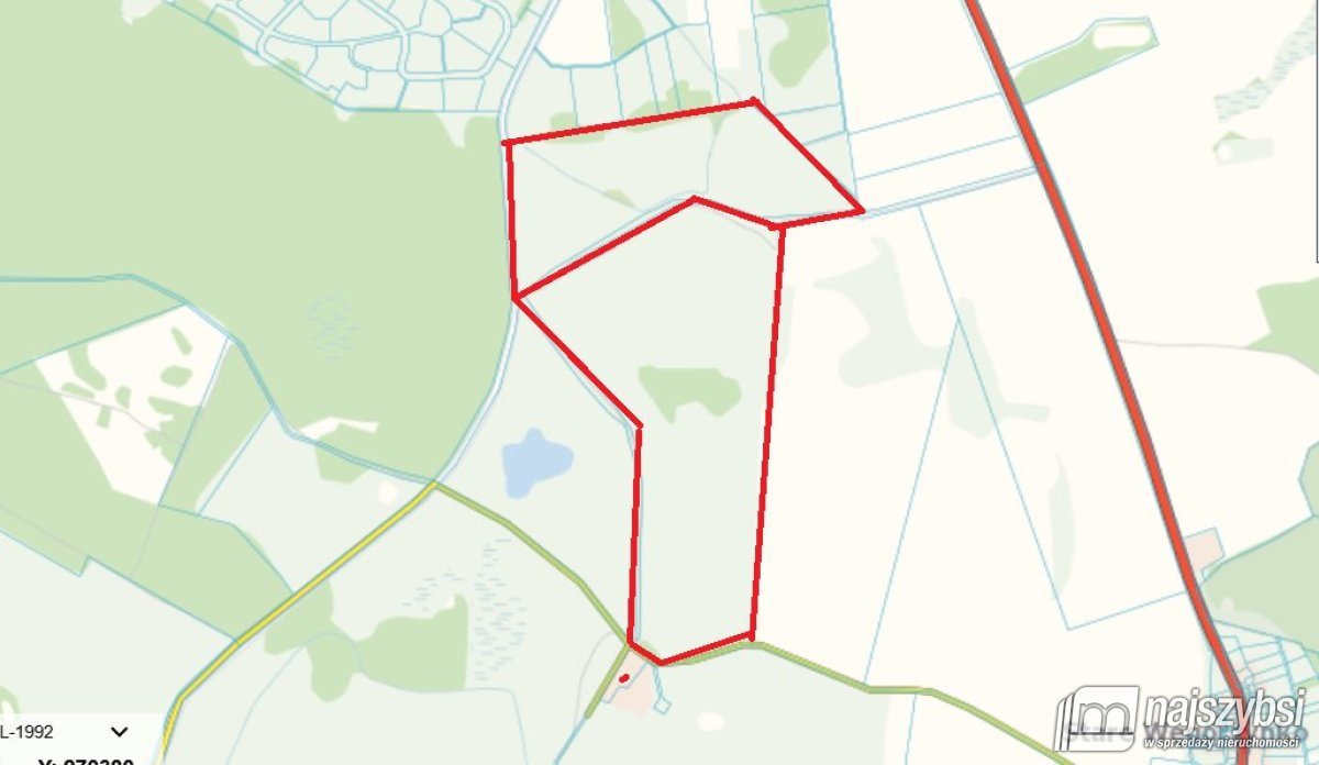 Węgorzyno - obrzeża, ziemia rolna 26 ha (9)