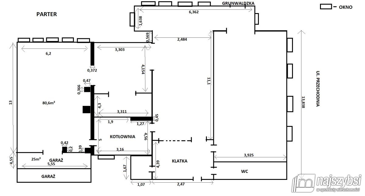Białogard-  Kamienica 2 mieszkania i lokal usługow (20)